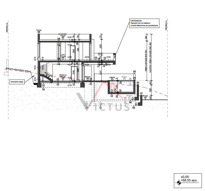 CRIKVENICA - Gradbeno zemljišče s projektom, 784 m2
