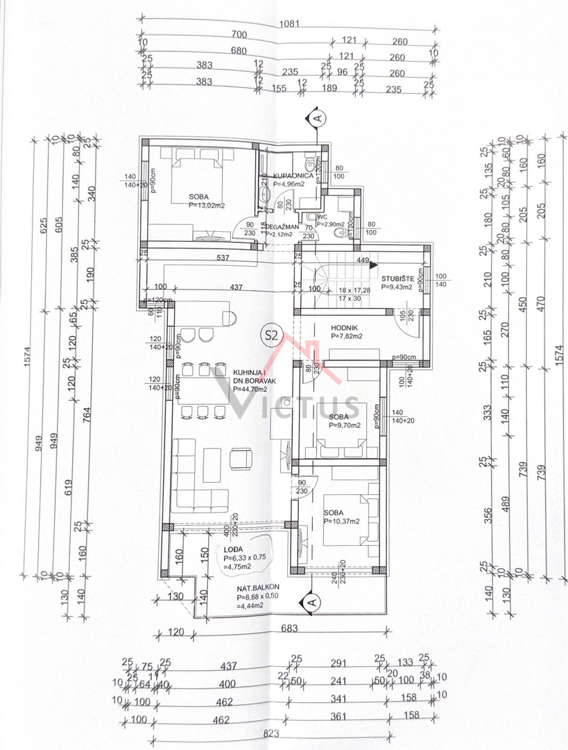 CRIKVENICA - Samostoječa hiša z bazenom, roh-bau