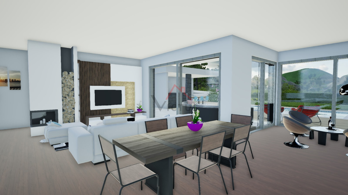 JADRANOVO - Gradbeno zemljišče, 200 metrov od morja, 703 m2