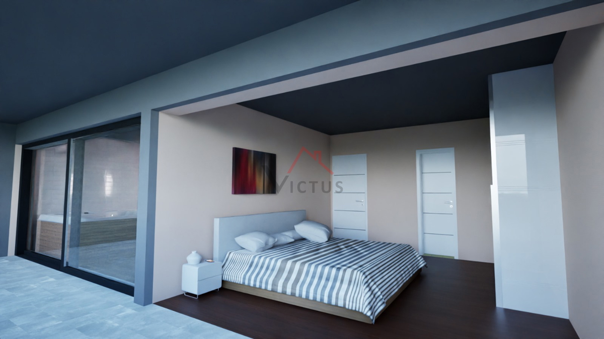 JADRANOVO - Gradbeno zemljišče, 200 metrov od morja, 703 m2