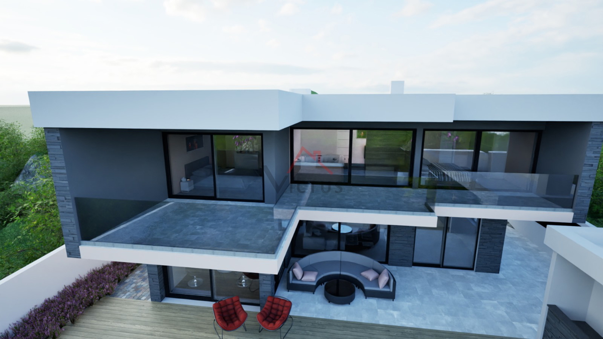 JADRANOVO - Gradbeno zemljišče, 200 metrov od morja, 703 m2