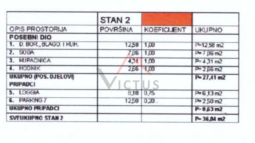 CRIKVENICA - 1S+DB, stanovanje s teraso, 34 m2