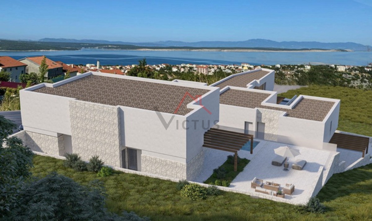 CRIKVENICA - Ekskluzivna dvojna hiša s bazenom