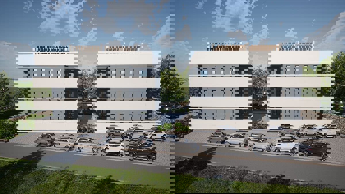 Pakoštane, stanovanje v 2. nadstropju (70 m2), 100 metrov od morja, NOVOGRADNJA