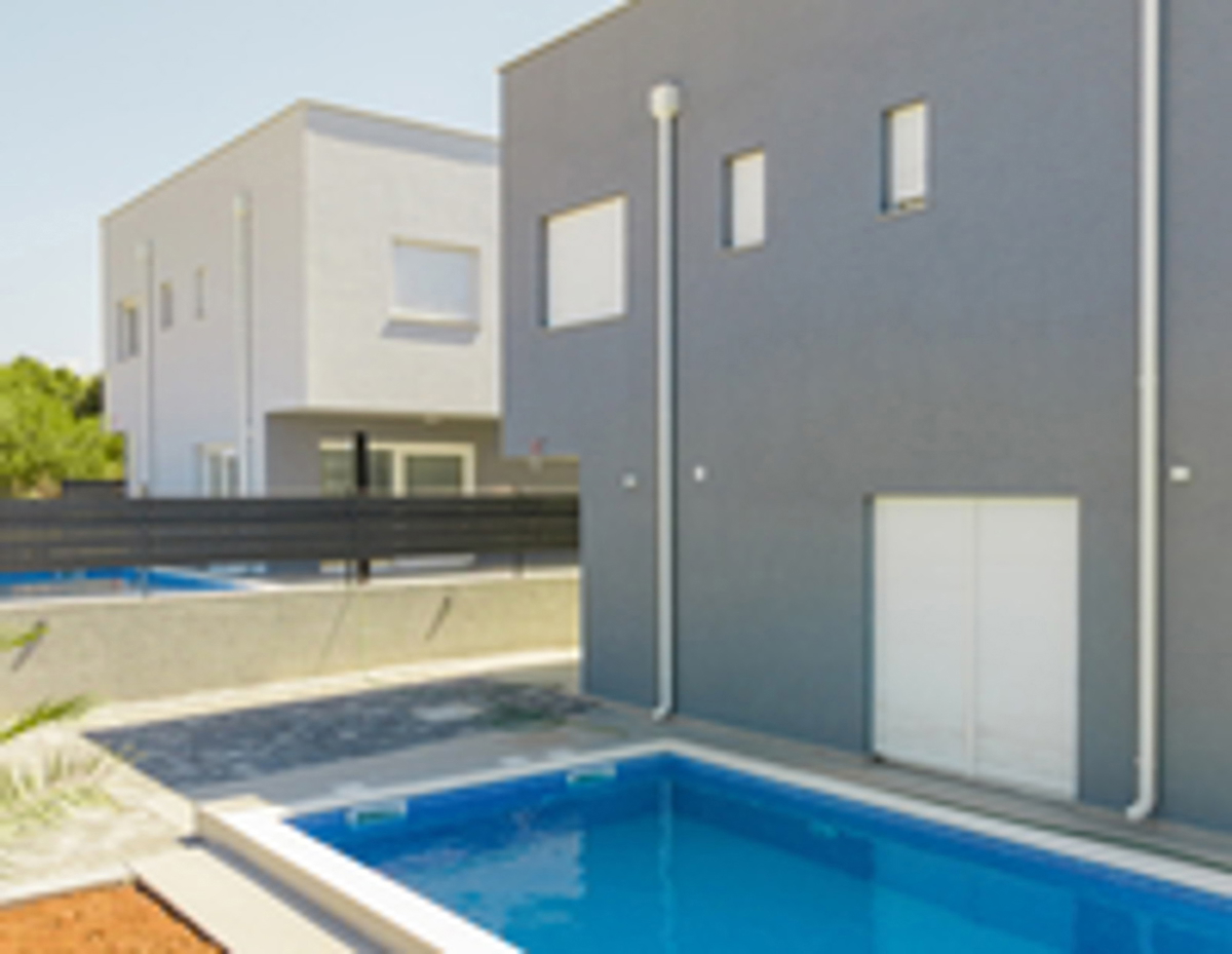 Vir - luksuzna vila (143 m2) z bazenom, RAZGLED! NOVOGRADNJA!