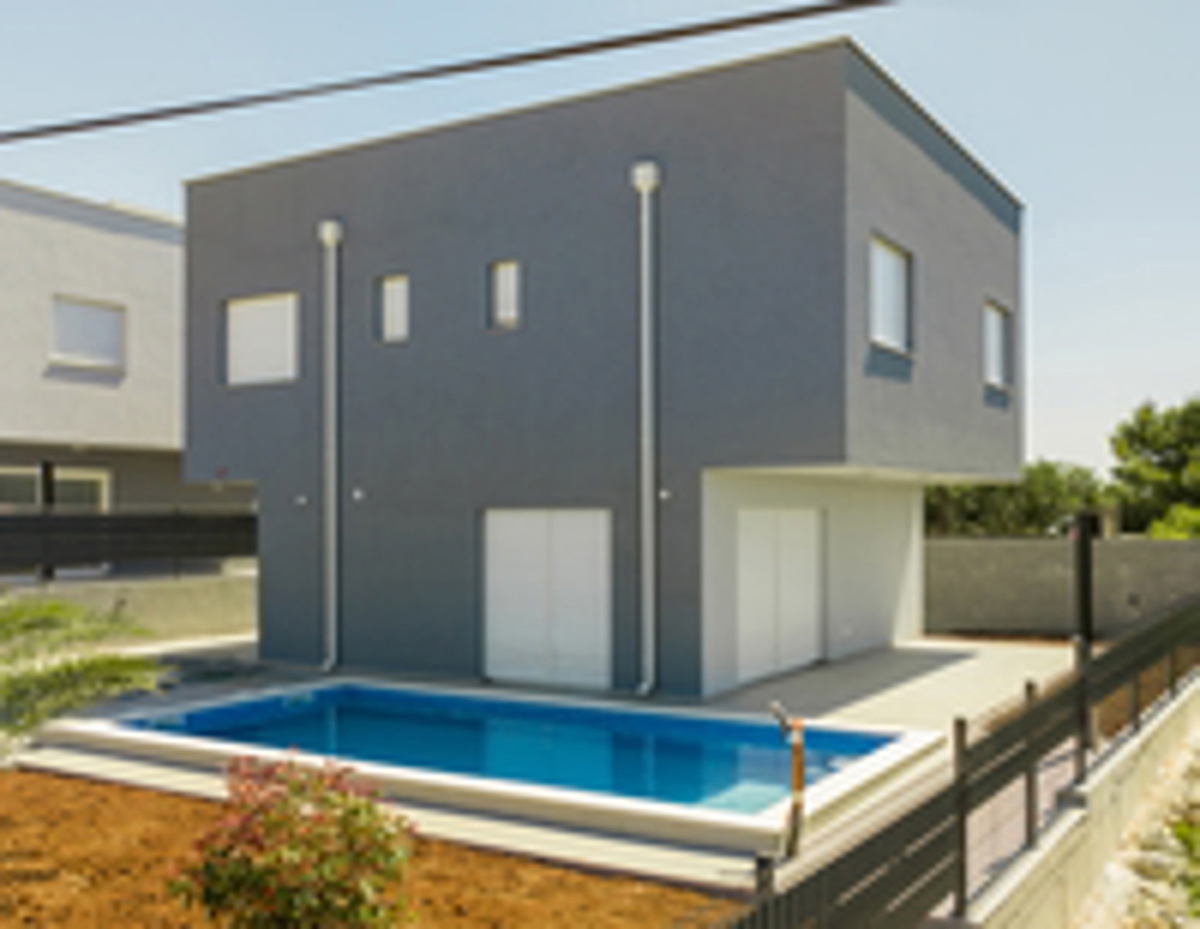 Vir - luksuzna vila (143 m2) z bazenom, RAZGLED! NOVOGRADNJA!