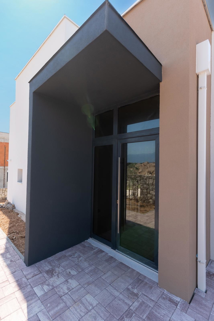 Novalja, Škuncini stani, moderna vila (238 m2) s bazenom in panoramskim pogledom na morje, NOVOGRADNJA