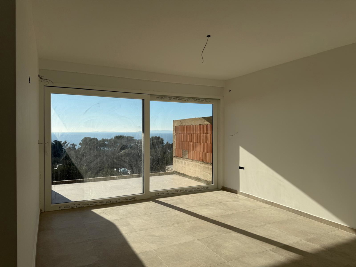 Novalja, Škuncini stani, moderna vila (238 m2) v gradnji z bazenom in panoramskim pogledom na morje