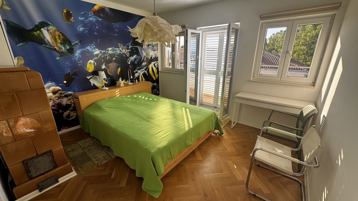 Zadar, Polotok, penthouse v prvem vrsti ob morju (60,19 m2) s panoramskim razgledom na mestno luko
