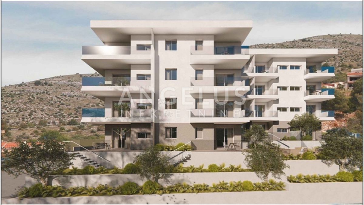 Hrvaška, Trogir, Seget - novozgrajeni apartma s pogledom na morje, 58.70 m2