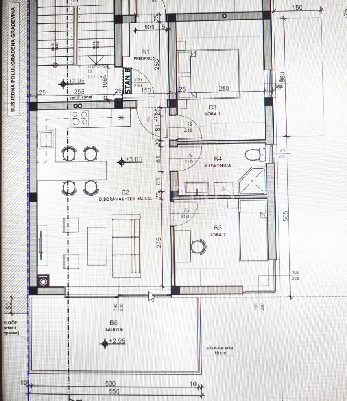 Stanovanje Medulin, 66m2
