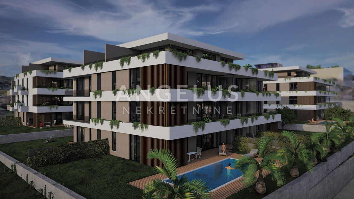 Hrvaška, Split, Žnjan - Luksuzna NOVOGRADNJA, enosobno stanovanje - 43,73 m2, PRODAJA