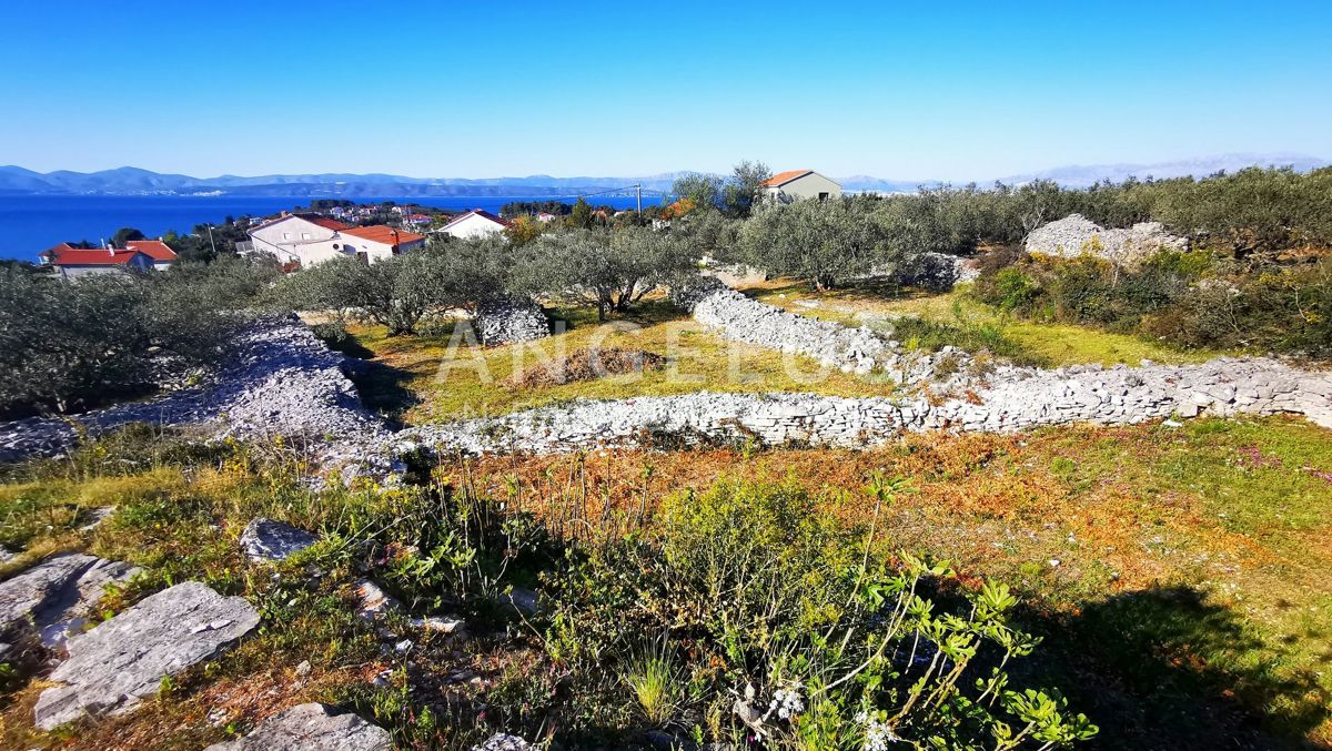 Šolta, Nečujam - gradbeno zemljišče s pogledom na morje, 5100 m2