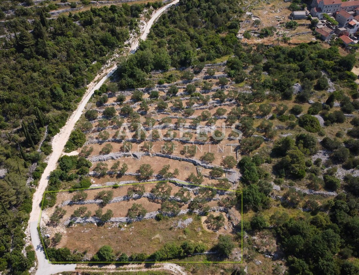 Hrvaška, Ston, Zaton Doli - gradbeno zemljišče s pogledom na Malostonski zaliv, 2298 m2