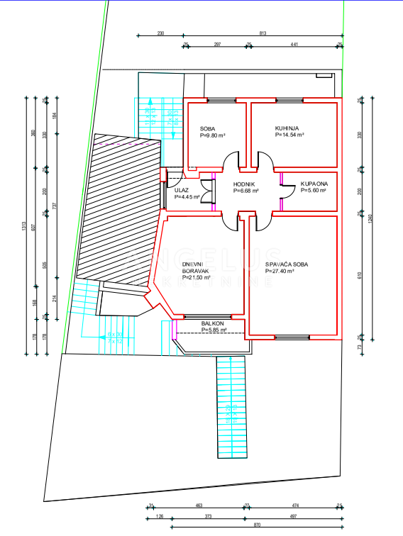 Hiša Pantovčak, Gornji Grad - Medveščak, 366,19m2