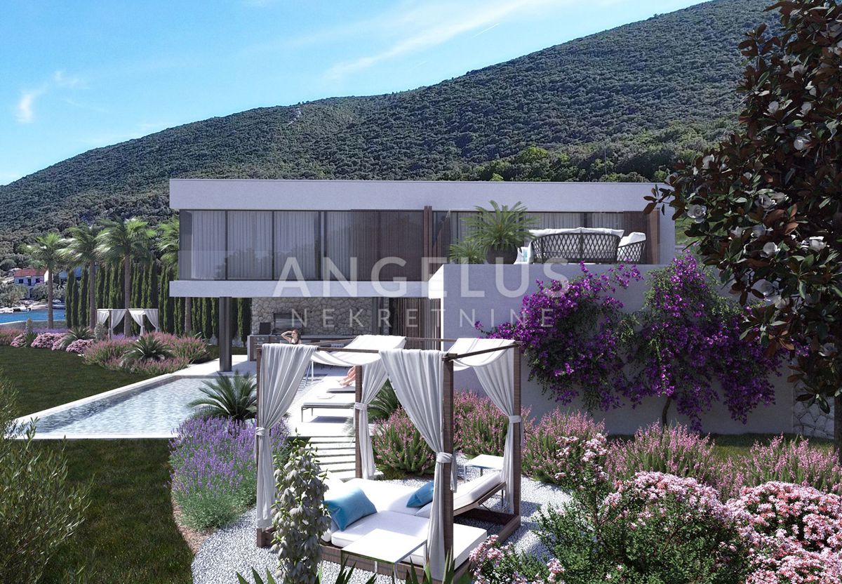 Hrvaška, Pelješac, Brijesta - gradbeno zemljišče ob morju, 4.124 m2