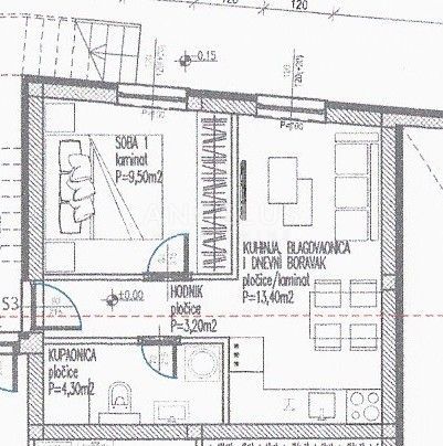 Kaštel Novi - 1sobno stanovanje, novogradnja NAPRODAJ