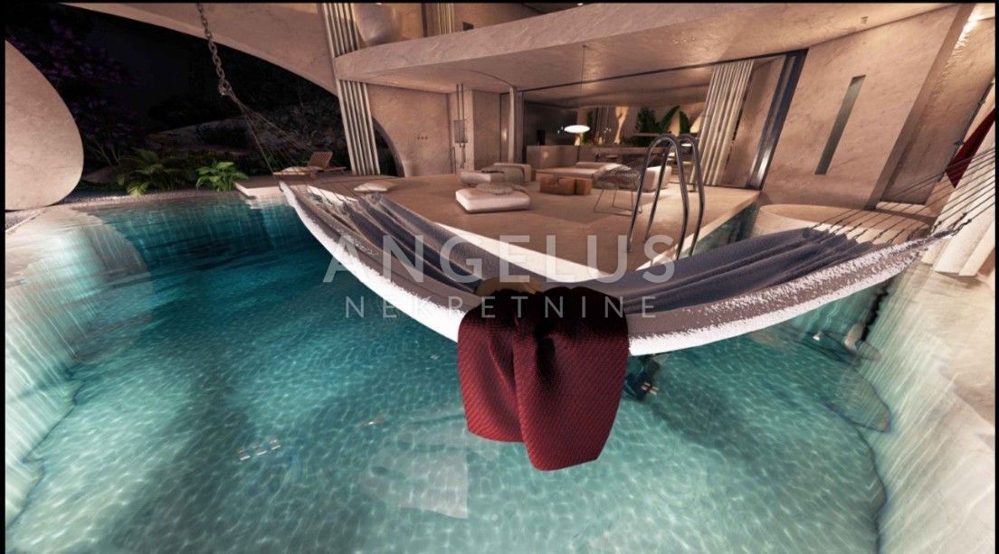 Hrvaška, Brač, Postira - EKSKLUZIVNO gradbeno zemljišče v prvi vrsti do morja s projektom, NAPRODAJ