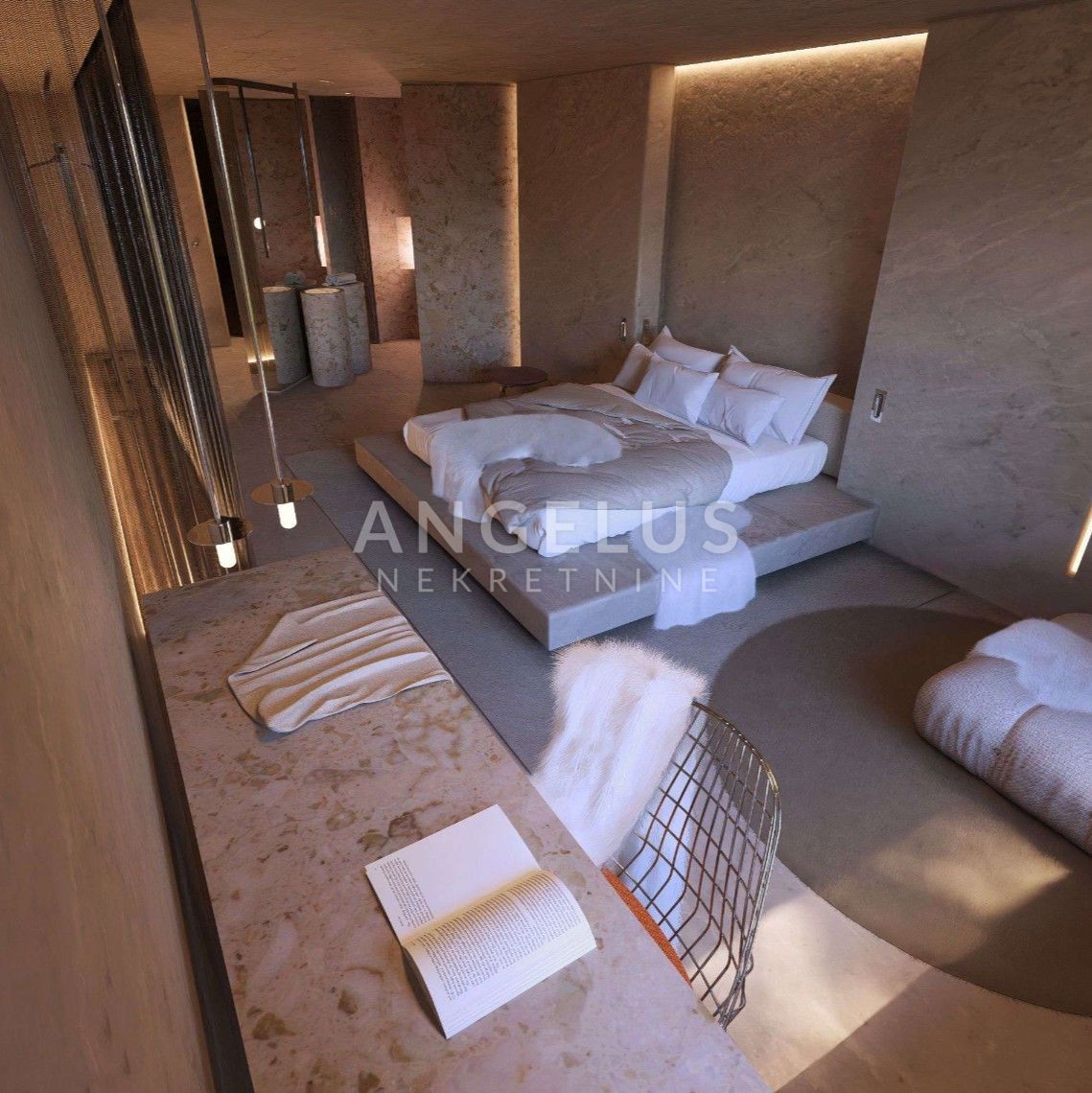 Hrvaška, Brač, Postira - EKSKLUZIVNO gradbeno zemljišče v prvi vrsti do morja s projektom, NAPRODAJ