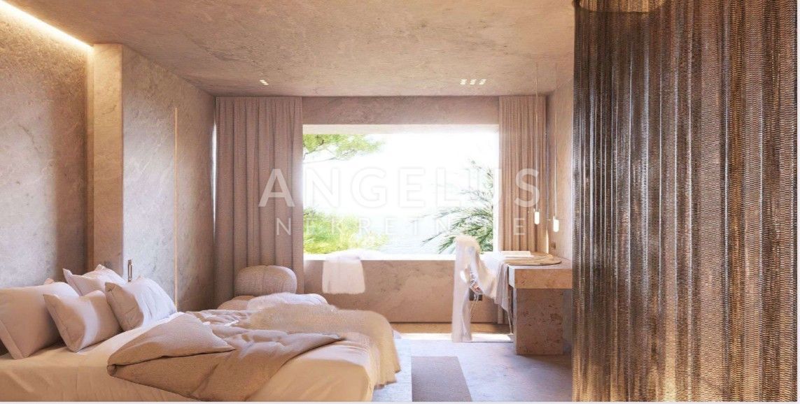 Hrvaška, Brač, Postira - EKSKLUZIVNO gradbeno zemljišče v prvi vrsti do morja s projektom, NAPRODAJ