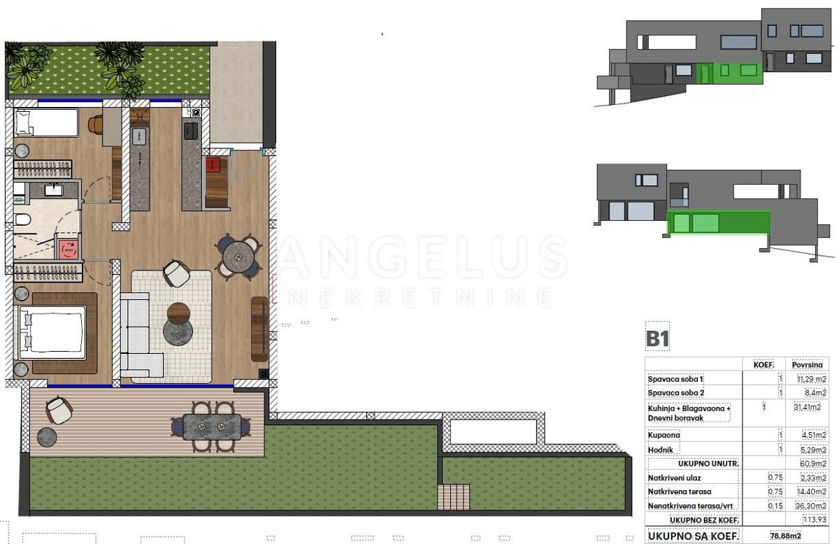 Stanovanje Donji Bukovac, Maksimir, 214,38m2
