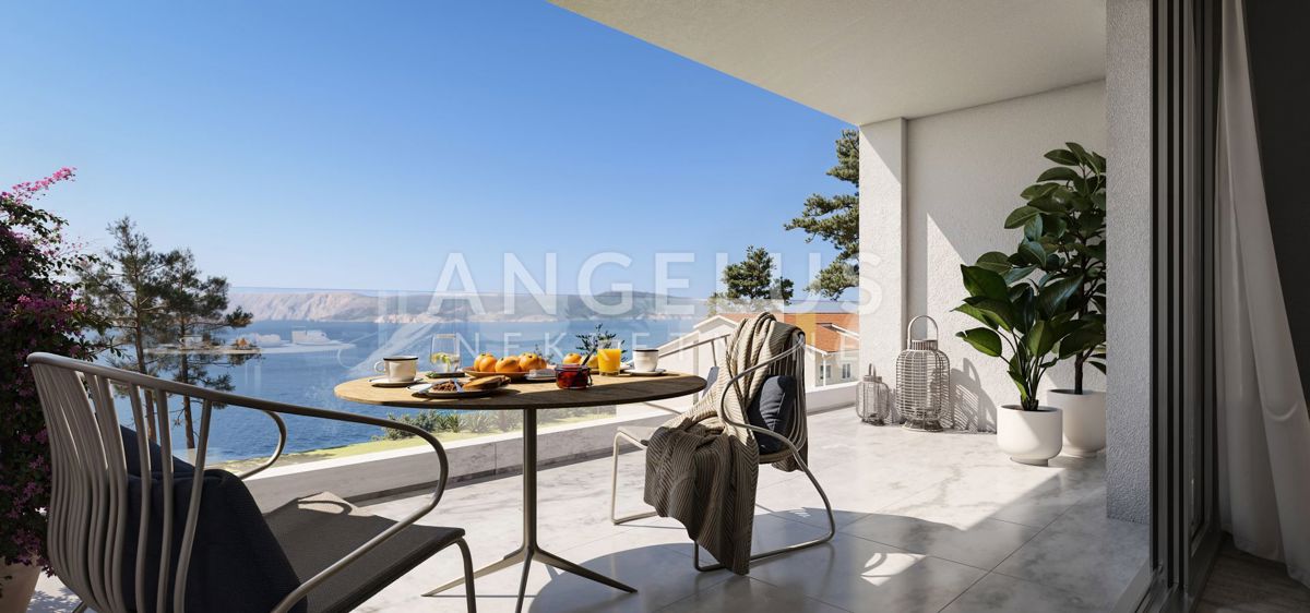 Novi Vinodolski, Mövenpick - penthouse 125m2 s pogledom na morje