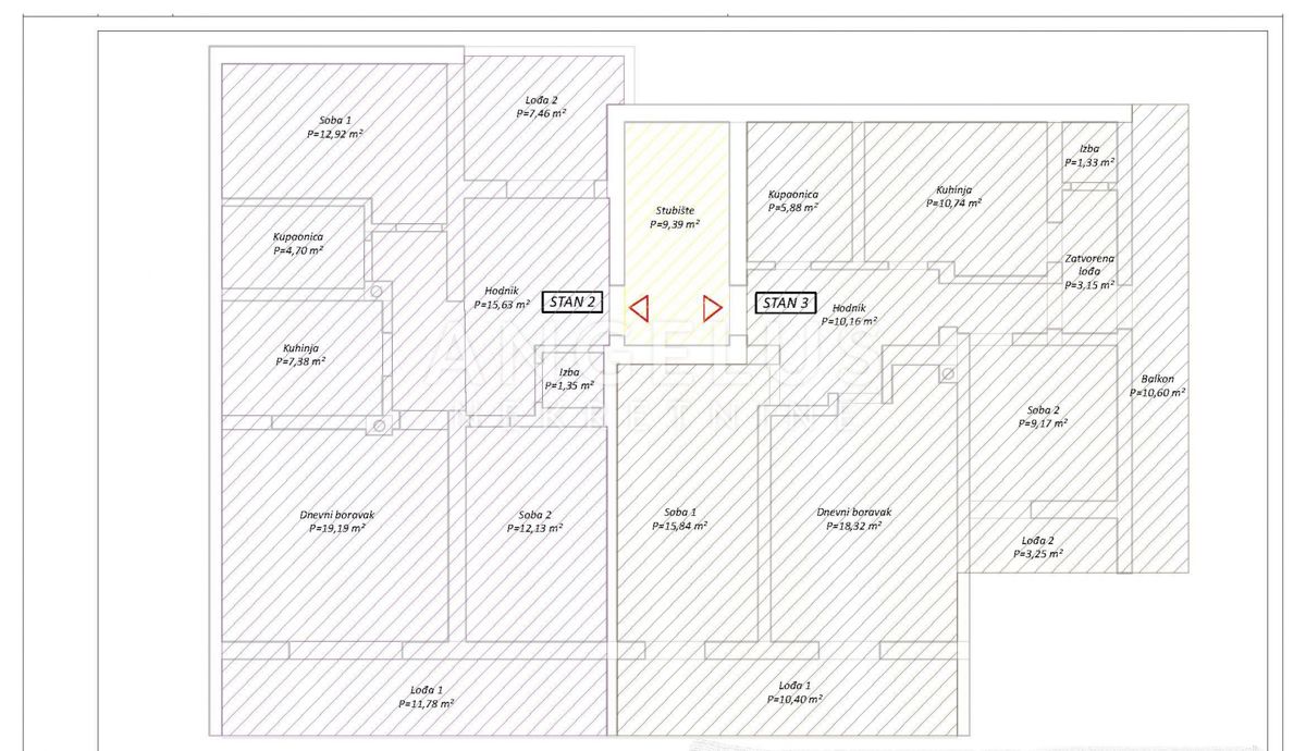 Zagreb, Špansko - trosobno stanovanje (73m2) s parkirnim mestom