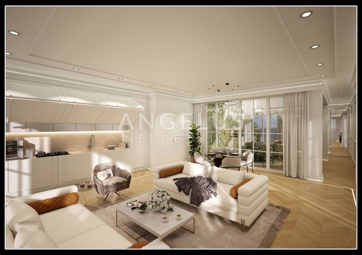 Zagreb, Srebrnjak - luksuzno penthouse 200m2 z garažo