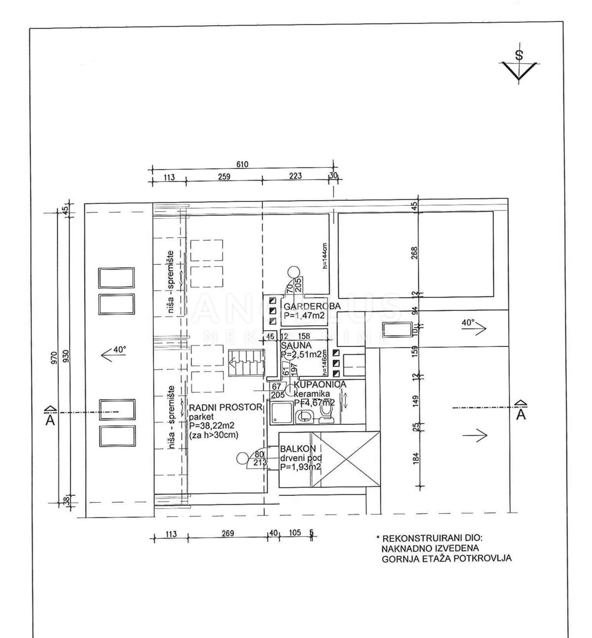 Stanovanje Donji grad, Donji Grad, 144,50m2