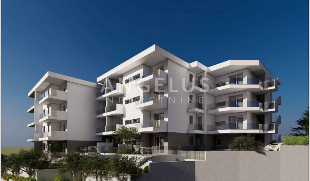 Hrvaška, Trogir, Seget - novozgrajeni apartma s pogledom na morje, 54.55 m2