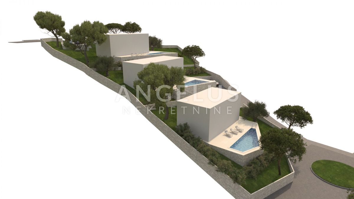 Brač, Milna - gradbeno zemljišče v bližini morja, 620 m2, PRODAJA