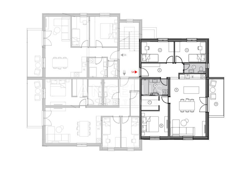 Hrvaška, Solin - NOVOZGRAJENO trisobno stanovanje, 91.70 m2, NAPRODAJ