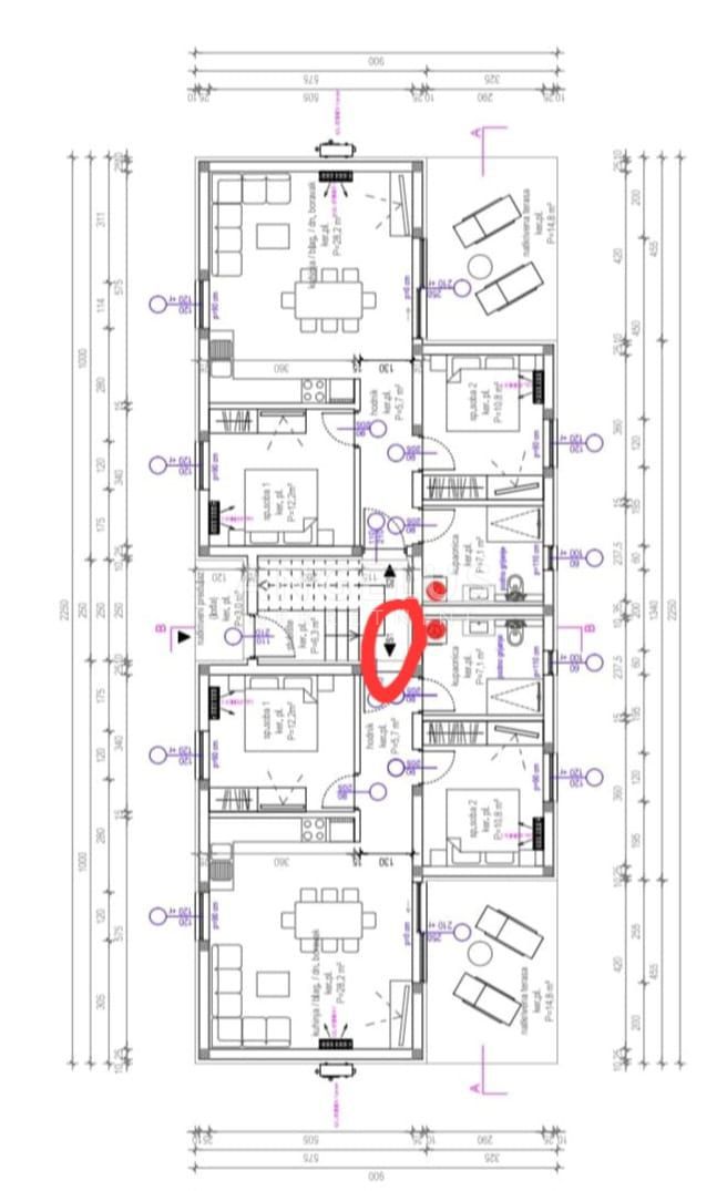 Stanovanje Privlaka, 71,40m2