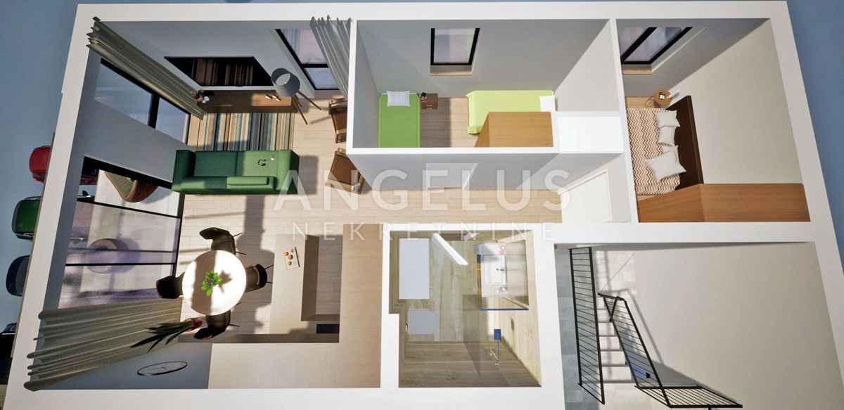 Pag, Povljana - stanovanje z vrtom in parkiriščem, 69m2, PRODAJA
