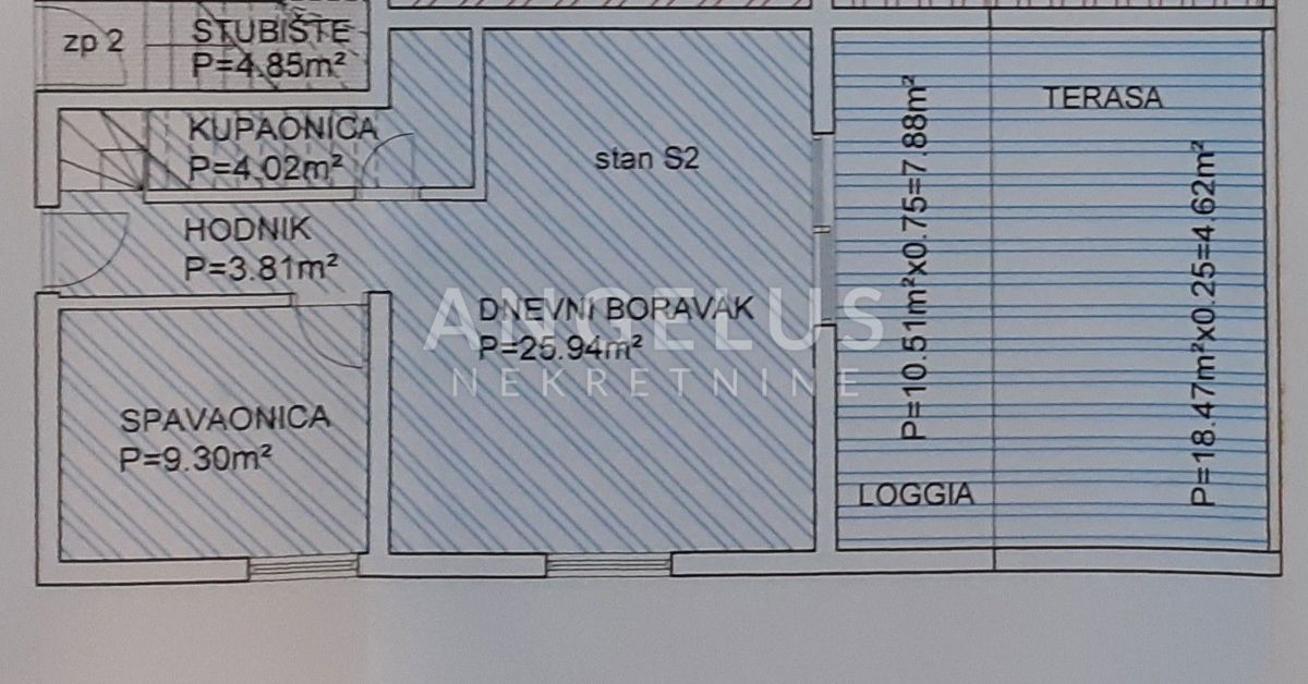Šolta, Maslinica - dupleks stanovanje, terasa, pogled na morje, parkirišče, PRODAJA