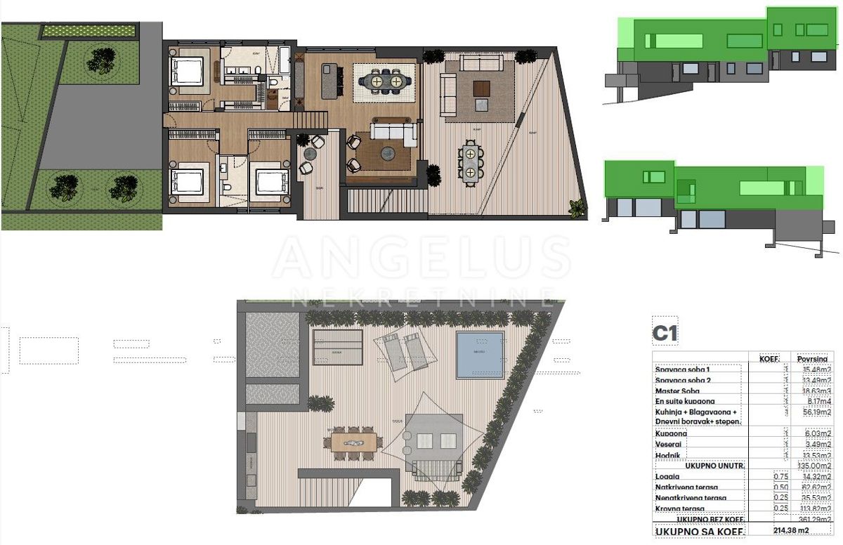 Stanovanje Donji Bukovac, Maksimir, 214,38m2