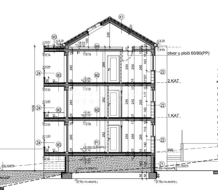 Čiovo, Trogir - dvosobno dupleks stanovanje, parking, novogradnja PRODAMO