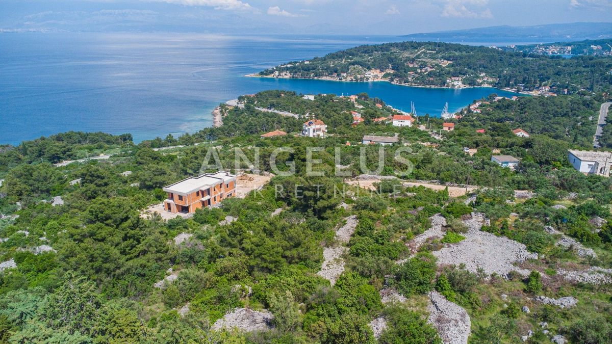 Šolta, Rogač - gradbeno zemljišče z odprtim pogledom, 1766 m2