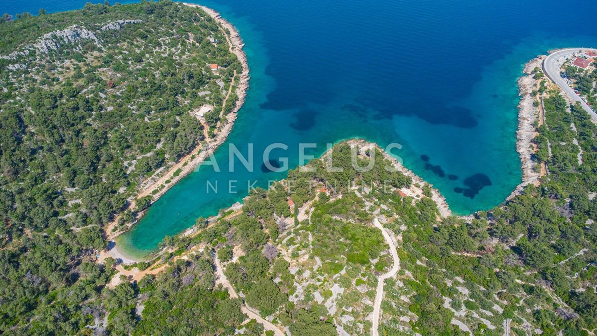 Šolta, Rogač - gradbeno zemljišče z odprtim pogledom, 1766 m2