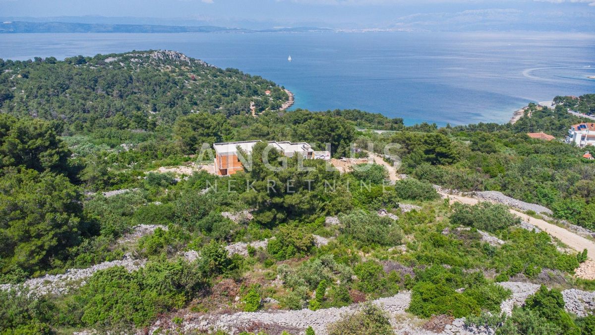 Šolta, Rogač - gradbeno zemljišče z odprtim pogledom, 1766 m2