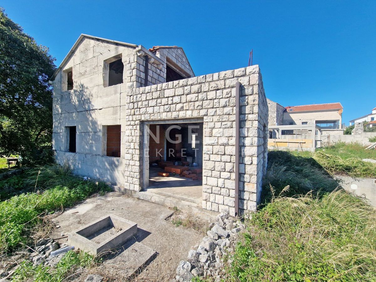 Hrvaška, Pelješac, Sreser, dve hiši za prenovo na odlični lokaciji - pogled na morje, NAPRODAJ