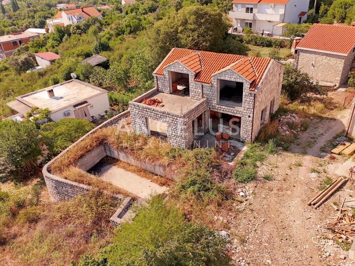 Hrvaška, Pelješac, Sreser, dve hiši za prenovo na odlični lokaciji - pogled na morje, NAPRODAJ