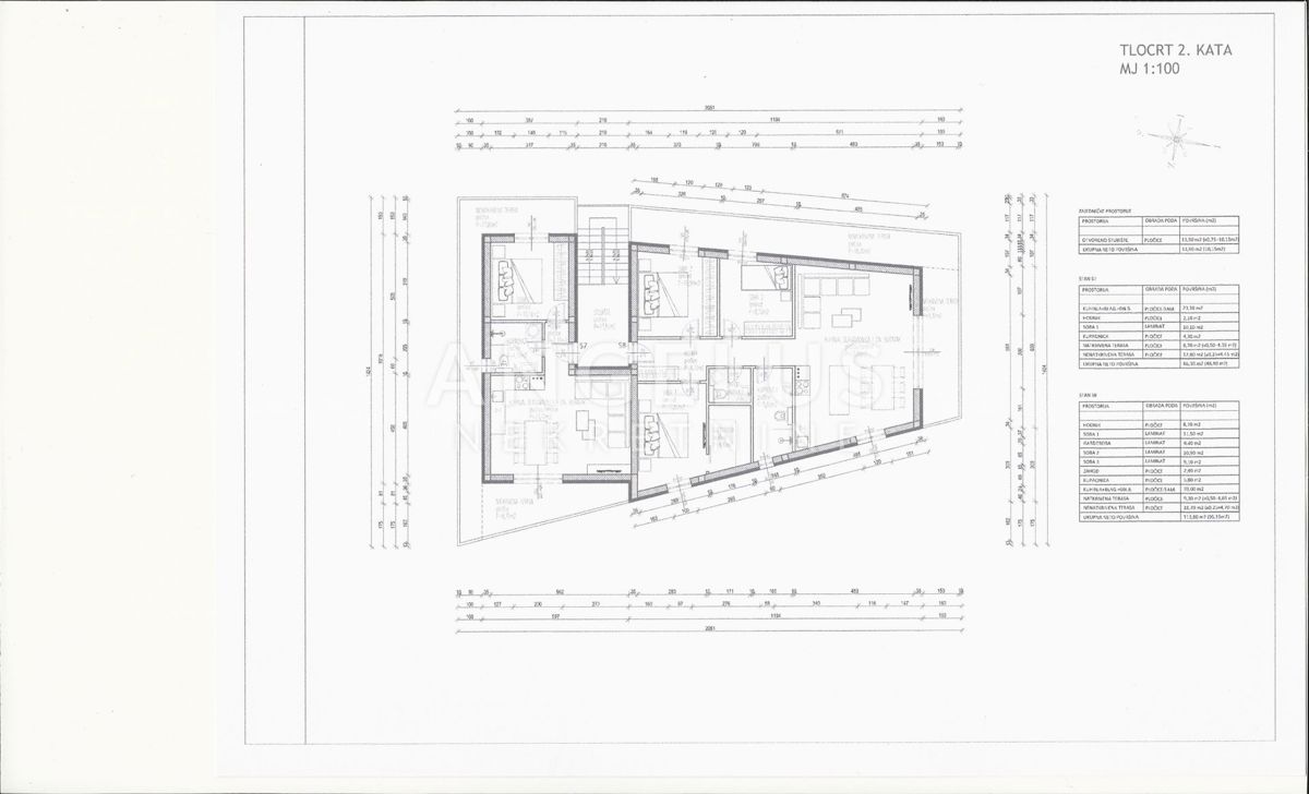 Kaštel Novi - 1sobno stanovanje, novogradnja NAPRODAJ