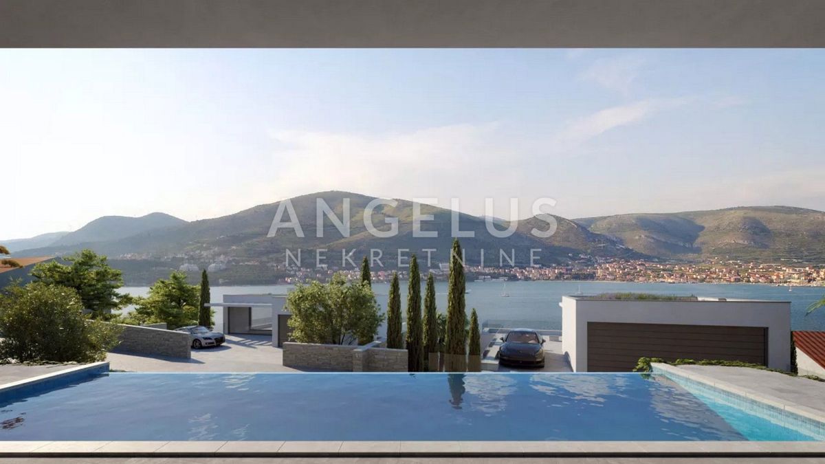 Čiovo - luksuzna vila s panoramskim pogledom na morje, 320 m2