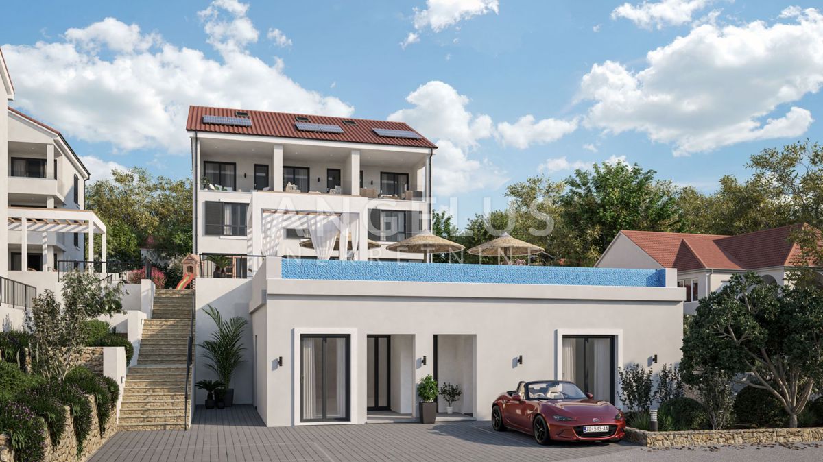 Brač, Milna - apartmajska hiša z dodatnim vložkom, PRODAJA