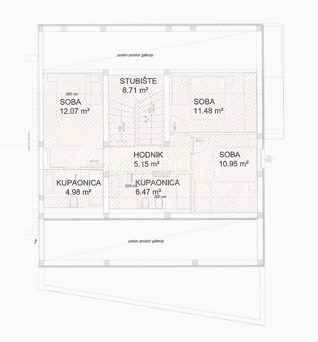 Podstrana Strožanac - dvosobno stanovanje s tremi spalnicami, 2 parkirni mesti