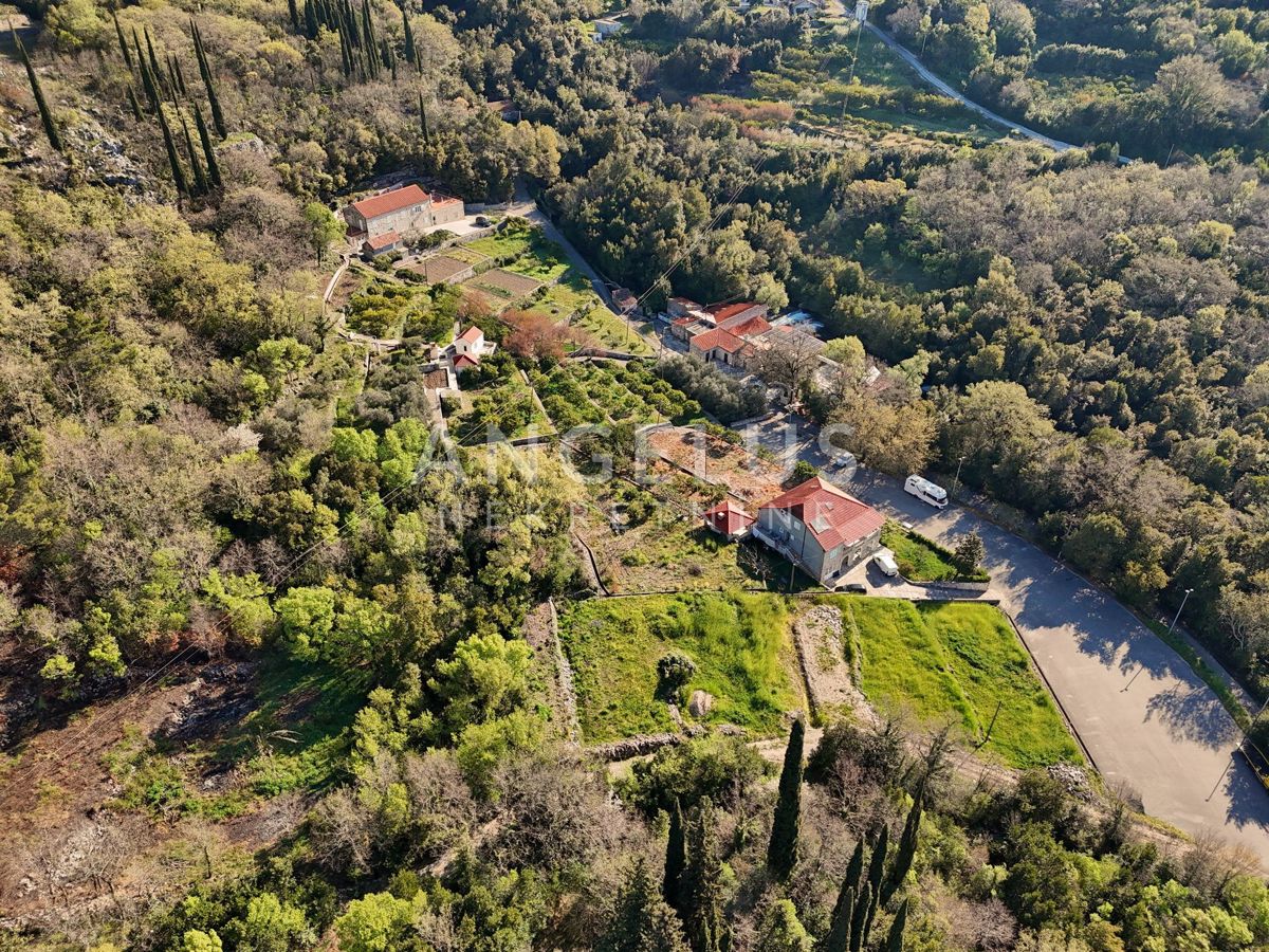 Konavle, Ljuta - gradbeno zemljišče z gradbenim dovoljenjem za vilo z bazenom - PRODAMO