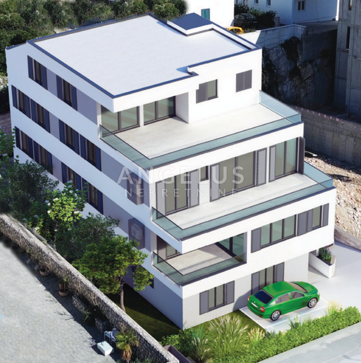 Hrvaška, Dubrovnik, Solitudo – Dvosobno stanovanje z vrtom, novogradnja – 70,76 m²