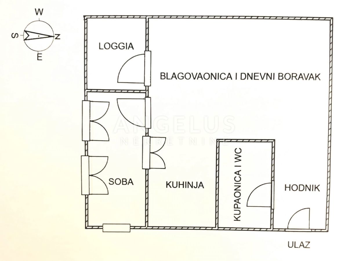 Stanovanje Donji grad, Donji Grad, 42m2