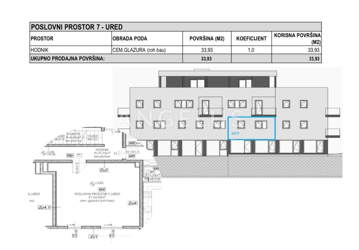 Hrvaška, Split, Mejaši - POSLOVNI PROSTOR, storitvene narave, 25.87 m2